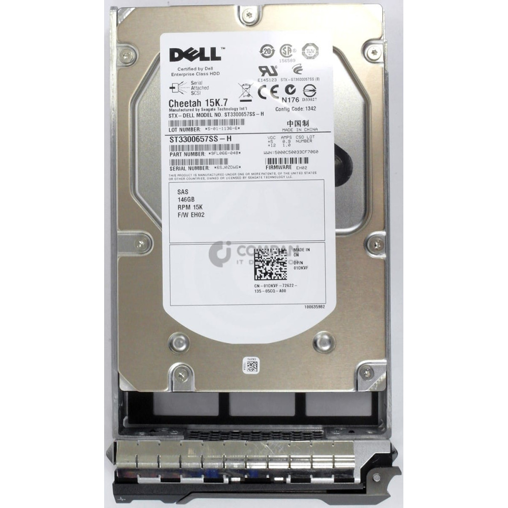 1DKVF DELL HDD 146GB 15K SAS 3G 3.5" LFF HOT-SWAP